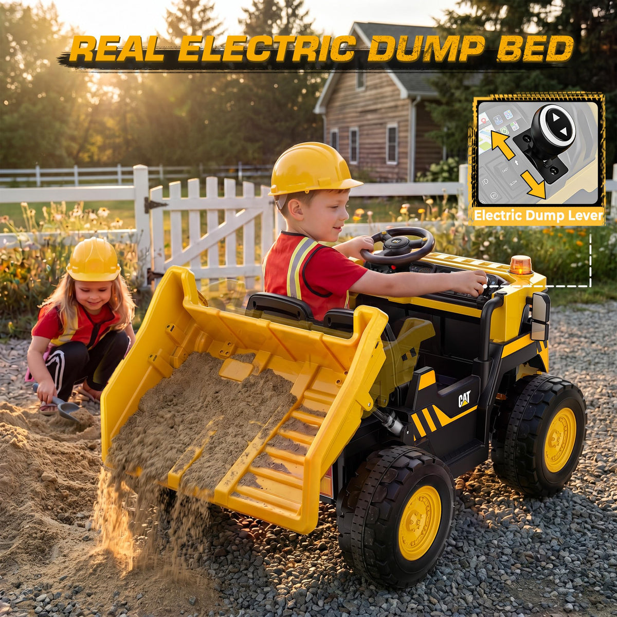 24V Ride On Dump Truck with Remote Control H711829