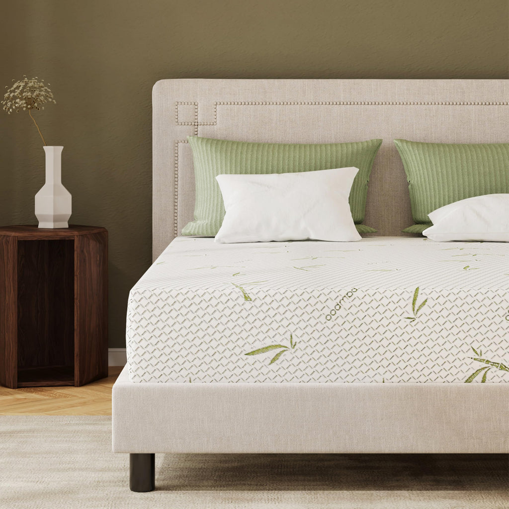 Full Size 8 Inch Medium Firm Memory Foam Mattress J936455