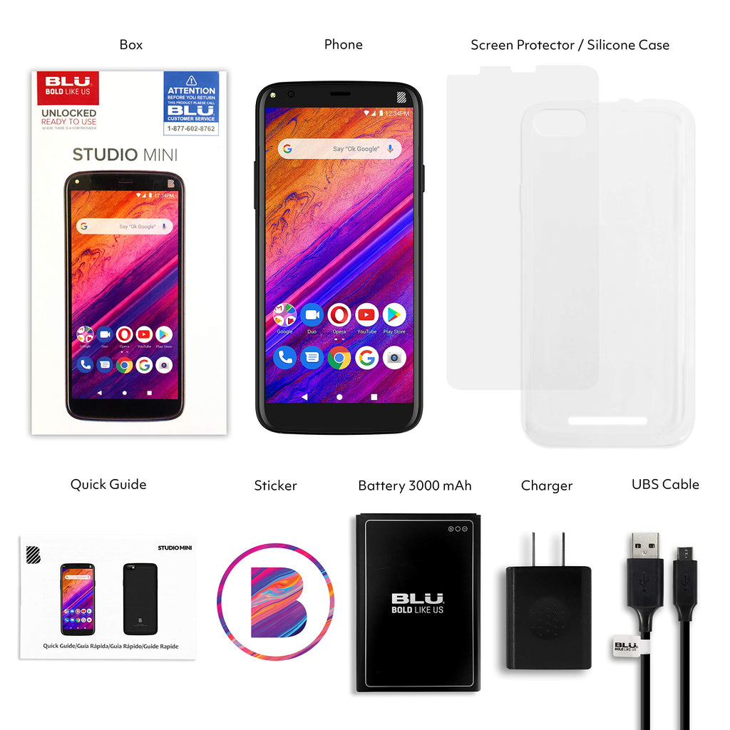 Unlocked Smartphone 32GB 2GB Ram Black J839